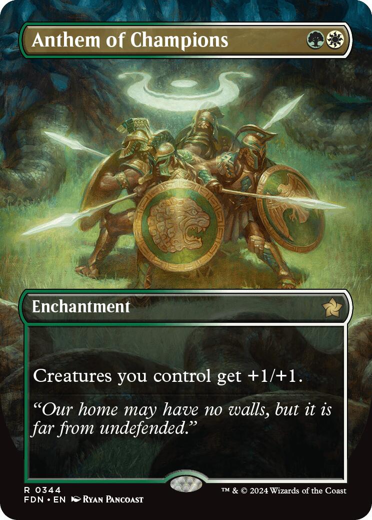 Anthem of Champions (Borderless)