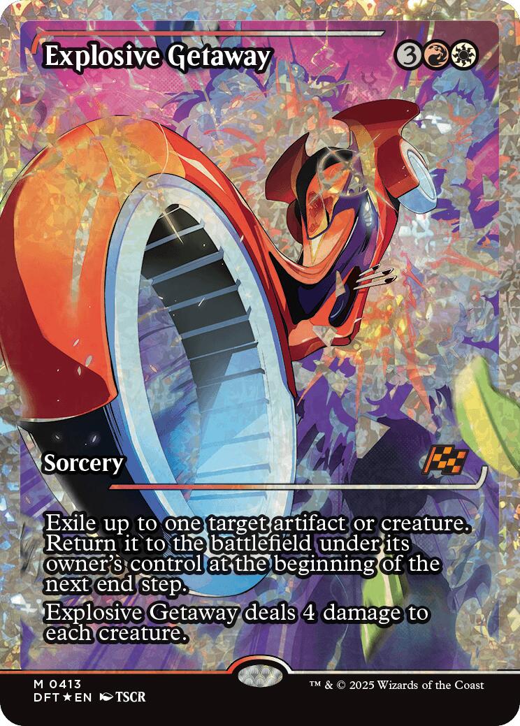 Explosive Getaway (Showcase) (Fracture Foil)