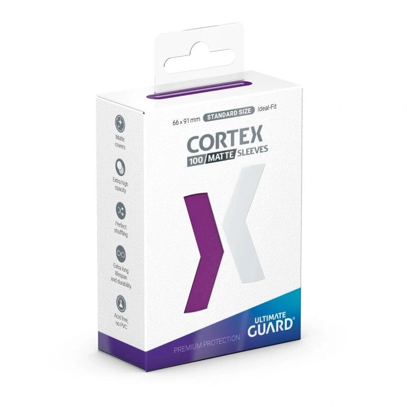 Cortex Sleeves Standard Size - Matte Purple (100ct.)