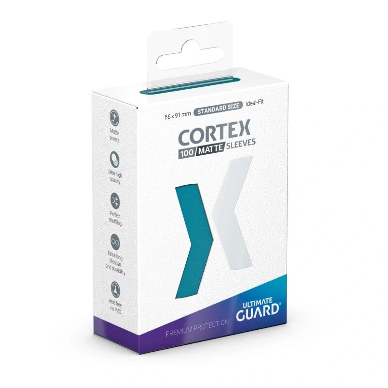 Cortex Sleeves Standard Size - Matte Petrol (100ct.)