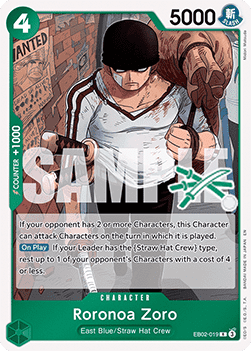 Roronoa Zoro - EB02-019 (Zoro Deck)