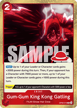Gum-Gum King Kong Gatling (Luffy Deck)
