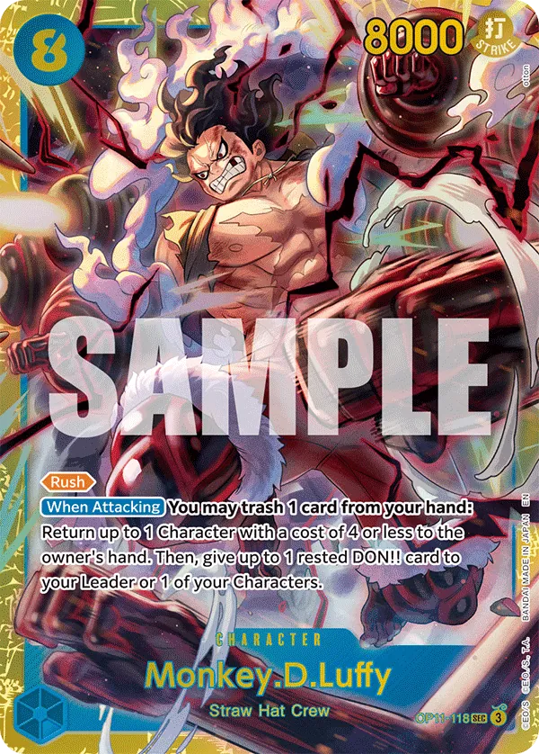 Monkey.D.Luffy - OP11-118 (Nami Deck)
