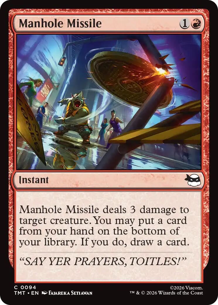 Manhole Missile