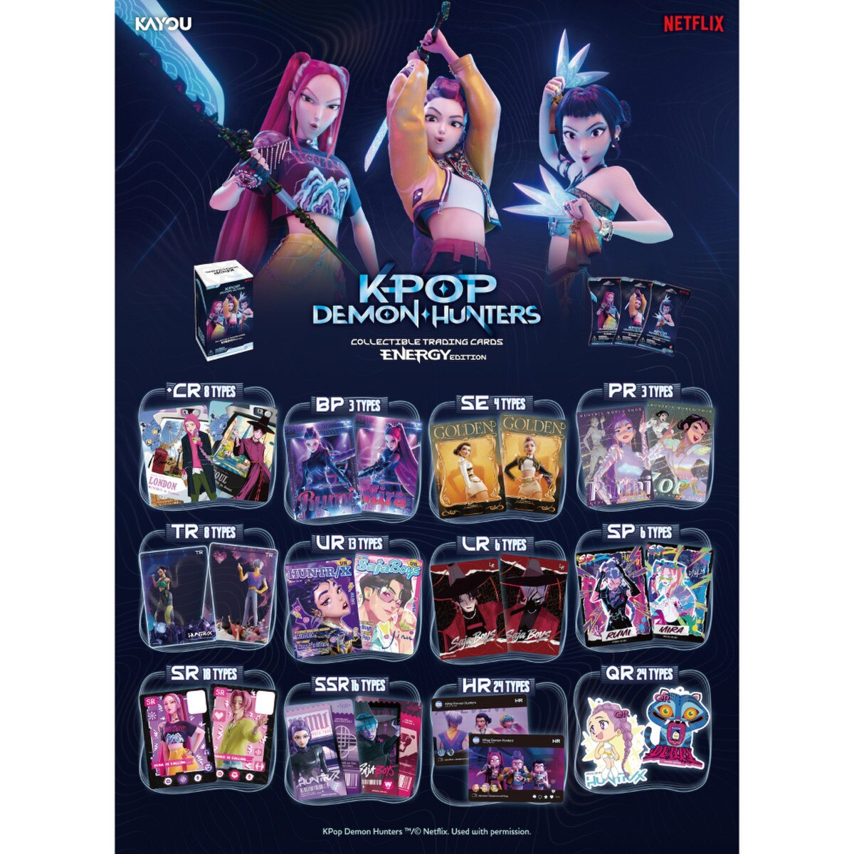 KPop Demon Hunters - Collectible Cards - Energy Edition Blister