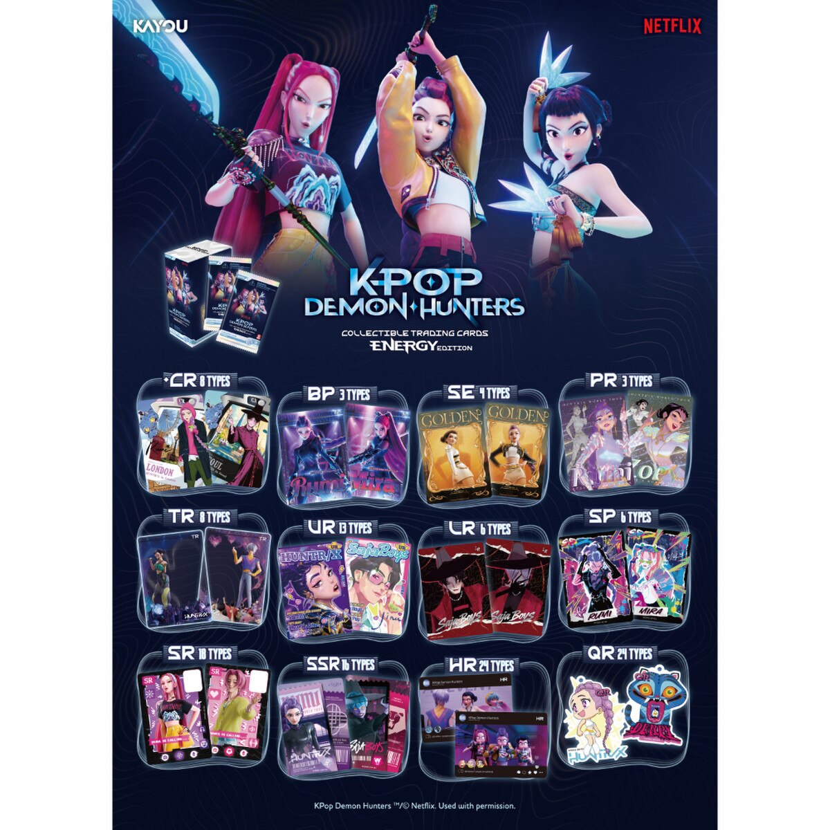KPop Demon Hunters - Collectible Cards - Energy Edition Booster