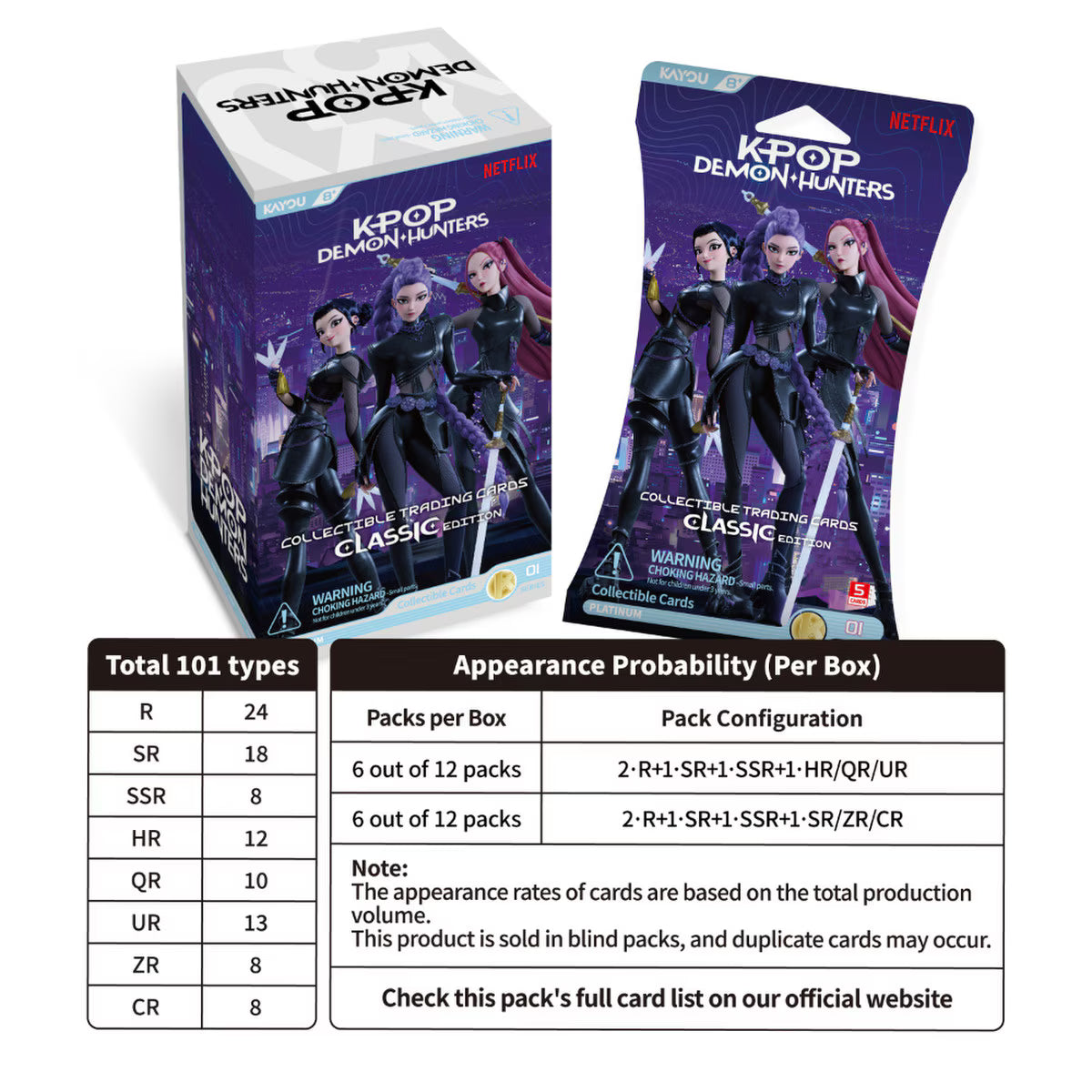 KPop Demon Hunters - Collectible Cards - Classic Edition Blister