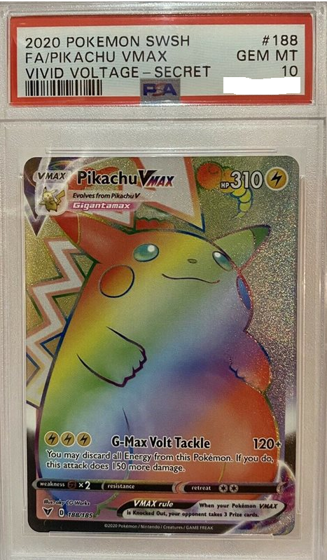 PSA10 - Pikachu VMAX (Secret) 188/185