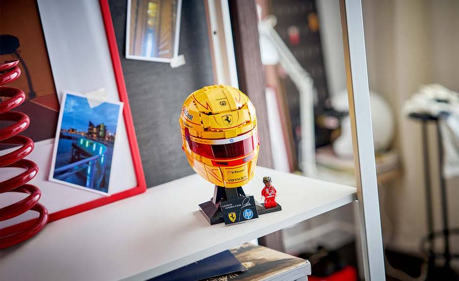 LEGO® Editions Scuderia Ferrari HP Lewis Hamilton Helmet