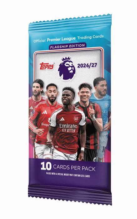 (Preorder) Topps Flagship Premier League 2026/2027 Trading Cards [Single Pack]